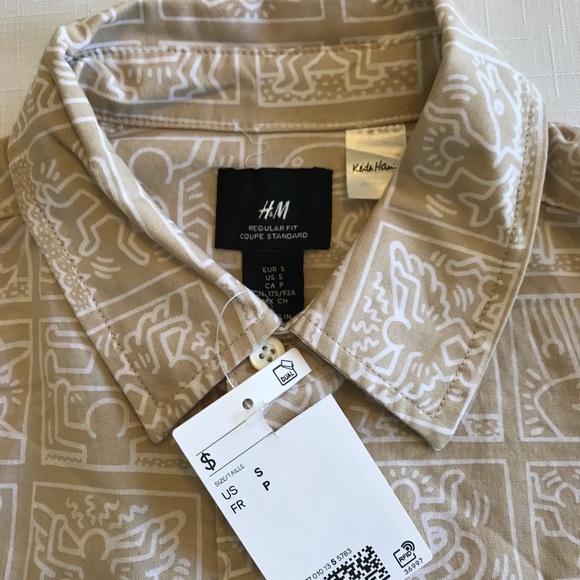 KEITH HARING Short Sleeve Button Down Shirts NEW With Tag XS, S, M, L, XL, XXL - Picture 4 of 8